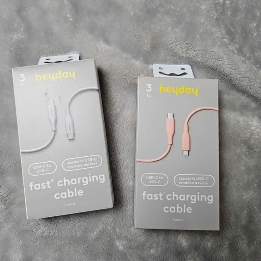 Heyday USB-C to USB-C Fast Charging Cable 3ft Power Delivery